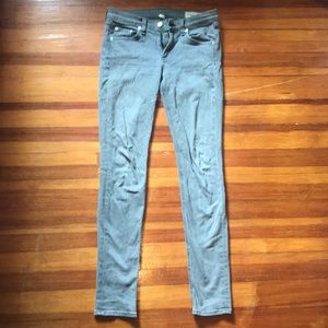 Gray rag and bone skinny jeans